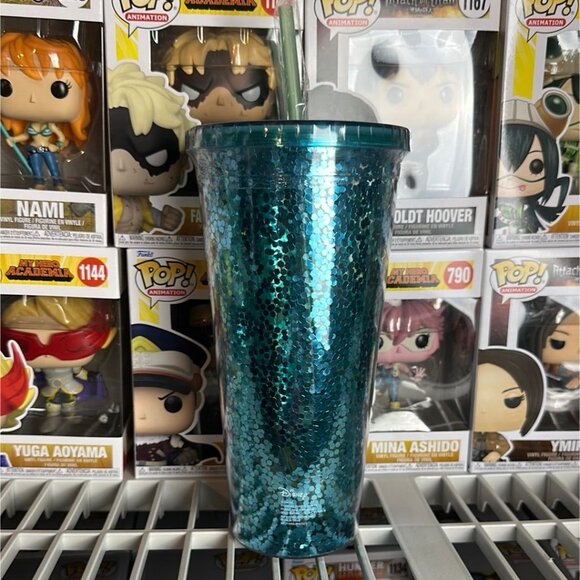 Disney Stitch Ohana Plastic Tumbler with Lid and Straw 32 oz Cup - Picture 5 of 5